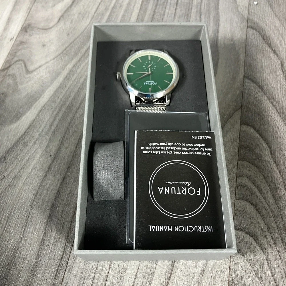 New Fortuna Lincoln‎ Small Second FR-0002-33 43mm With TMI-VH60 Quartz Movement
